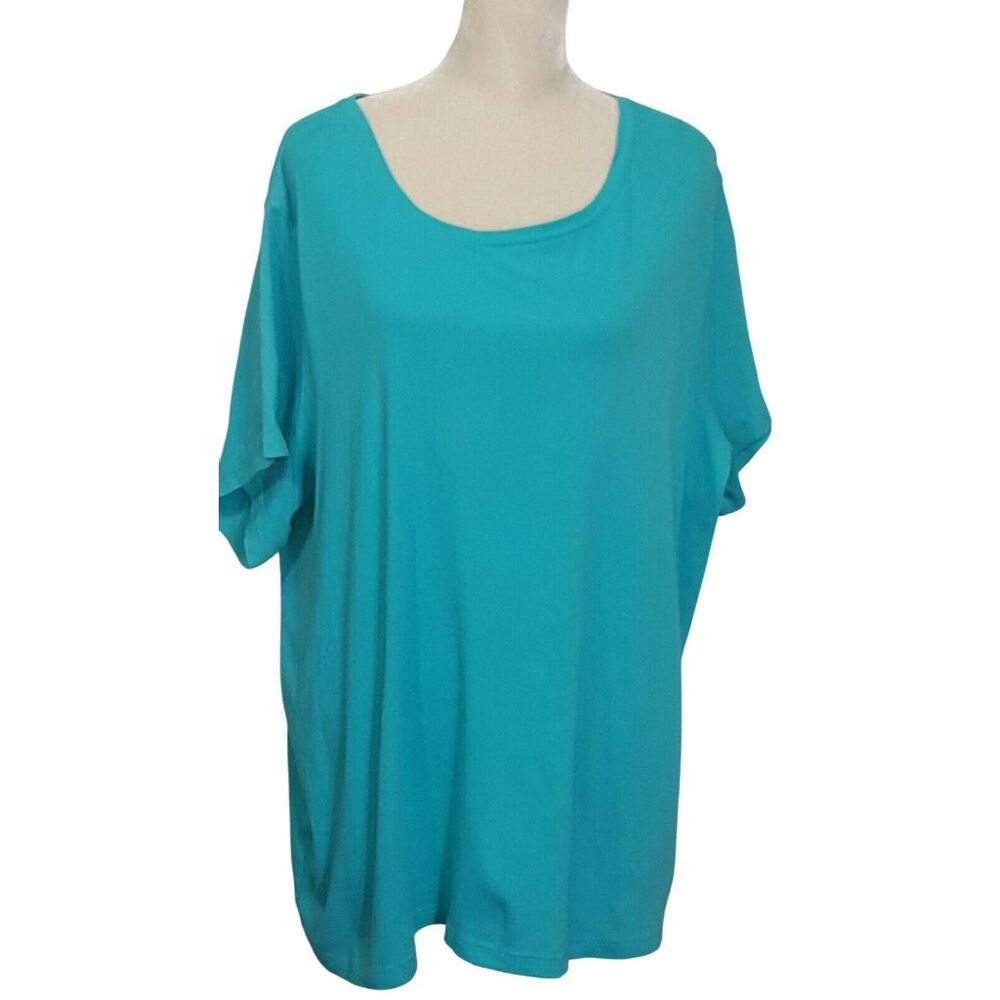 NorthCrestโ Top PLUS 3X Women's Short Sleeve T-Shirt Layering Essential